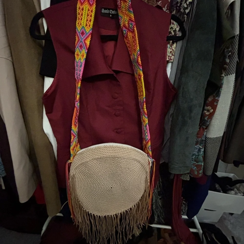 Boho Multi color Cross body Purse